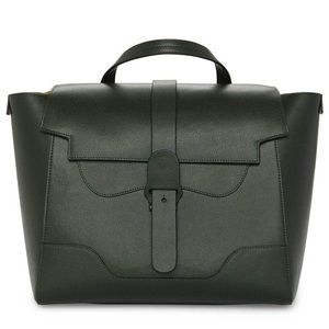 Hardly used! Senreve Pebbled Noir/Gold Maestra bag